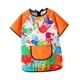 thumbnail image 4 of Babero Multiusos Para Niños, Suave, Para Alimentación De Bebés, Para Jardín, Dibujo, Manga Grande, Color Naranja, 4 of 5