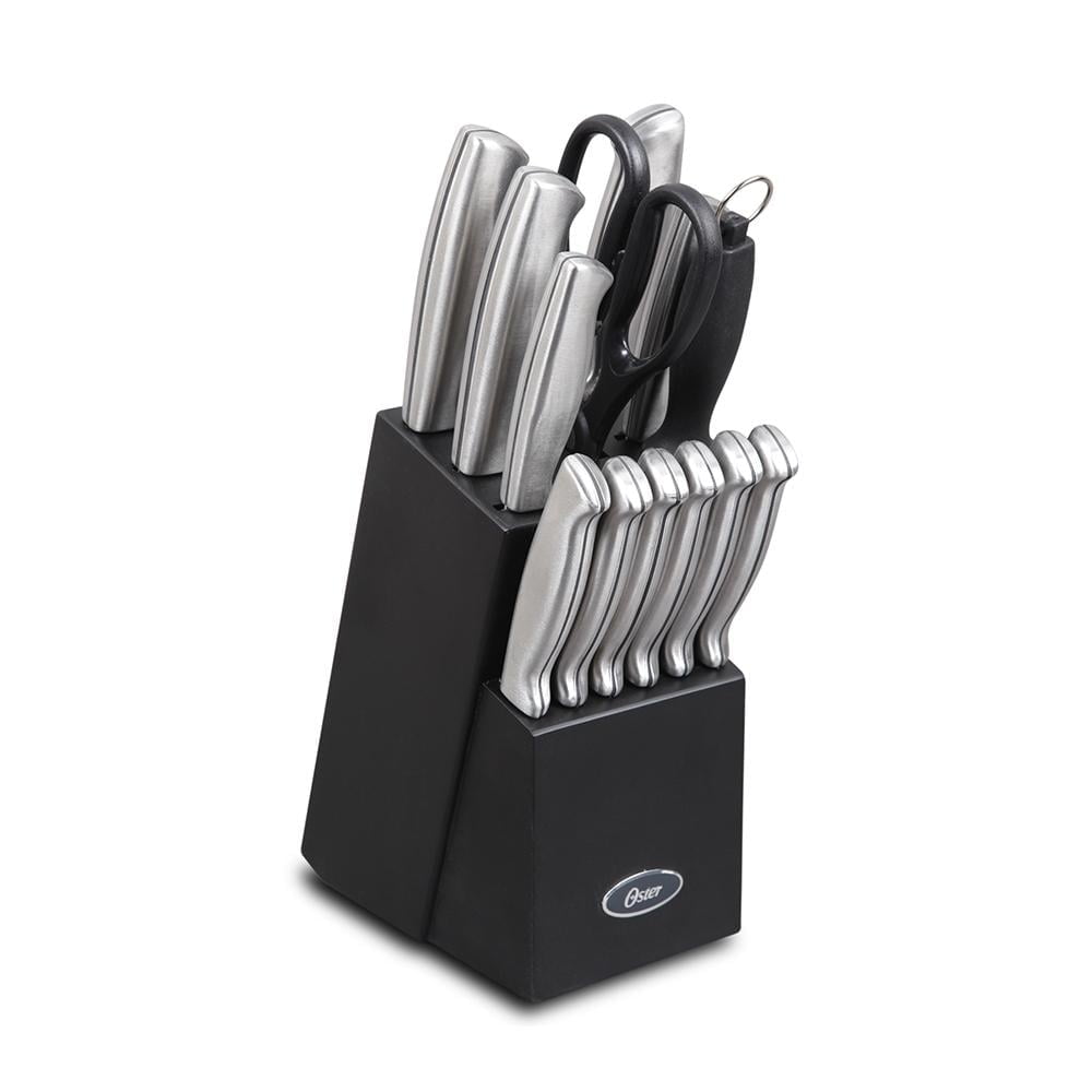 Cuchillos Oster Baldwyn Con Block De Madera 14 Piezas