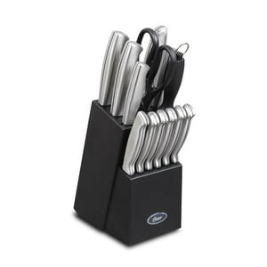 Cuchillos Oster Baldwyn Con Block De Madera 14 Piezas