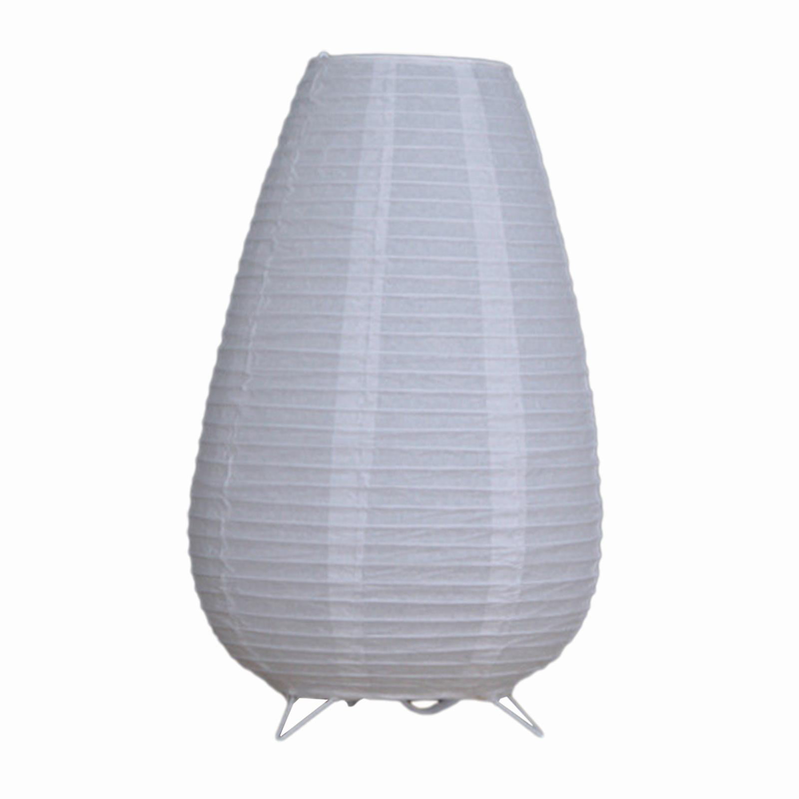 Magideal - Lámpara De Mesa Lámpara De Linterna Simple Pantalla De Papel Decorativa Lámpara De Escritorio Lámpara De Pie De Estilo Japonés Para