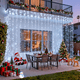thumbnail image 5 of Luz Luces Navidad Cascada Blanca 3mx3m, 5 of 6