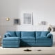 thumbnail image 2 of [VIDEO]103" Chenille Modular Sectional Sofa with Deep and Wide Seat,L Shaped Cloud Couch Set with Double Cushions,4 Seat Sofa with Movable Ottoman,Oversized Indoor Furniture for Living Room,3 Colors, 2 of 3