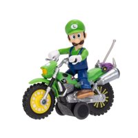 Moto Con Figura 6 Cm Nintendo Pelicula - Luigi