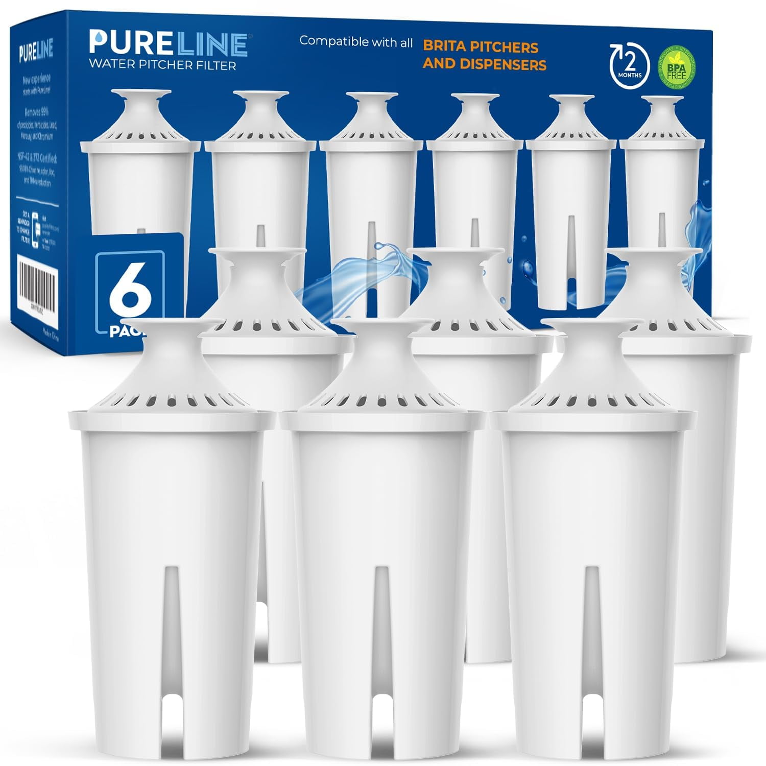 Filtro De Repuesto Pureline Para Jarras Y Dispensadores Brita