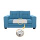 thumbnail image 3 of Sofa Roma 2c Res Felp Azul Piedra, 3 of 5