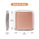 thumbnail image 3 of Espejo de maquillaje Compact Mirror SANTOO con aumento 15X, oro rosa, 3 of 7