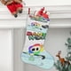 thumbnail image 2 of El Mundo de Dandy Tema: Calcetines de Navidad, fino lino blanco para colgar en escaleras y chimenea, decoración navideña para el hogar, regalo de Navidad. 54cm × 38cm, 2 of 5