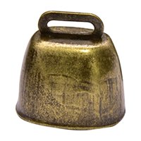 Ioensy - Campanas De Pastoreo De Estilo Retro Para Suministros De Mascotas De Ganado Color Bronce