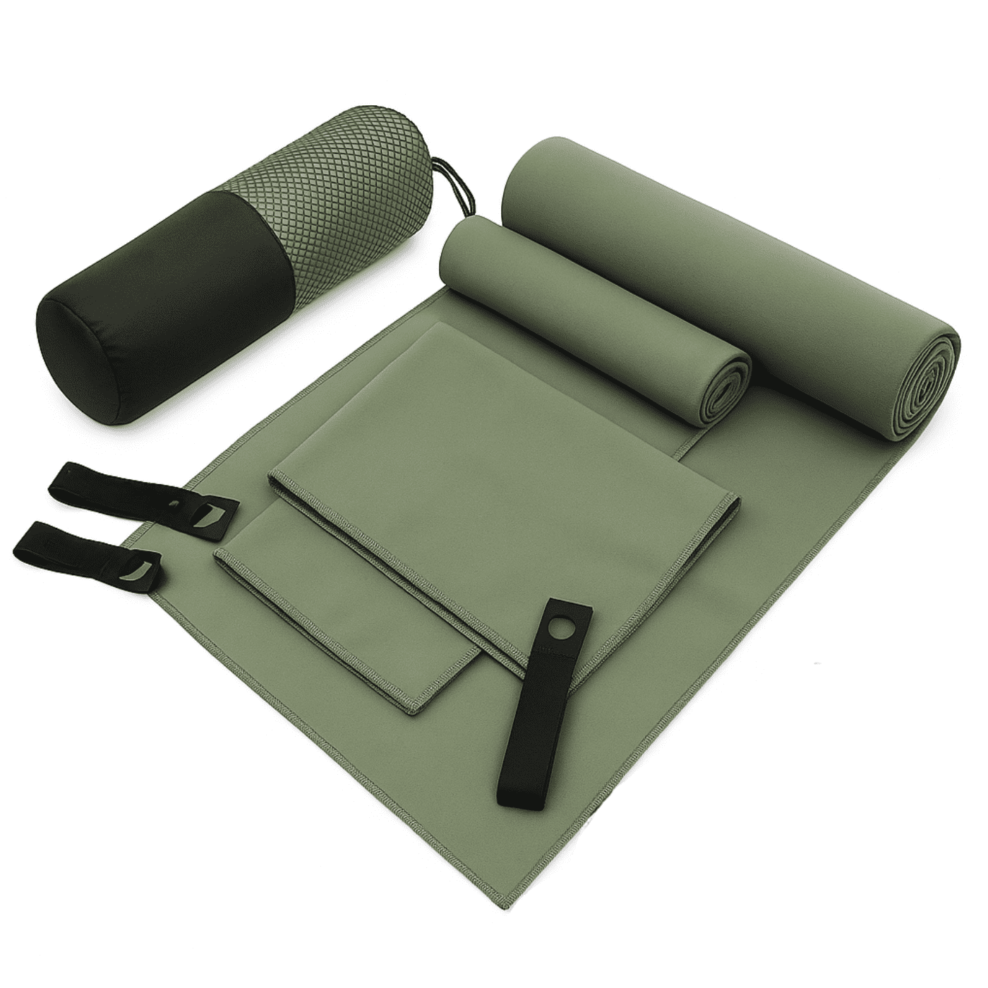 Genérico - Toalla Microfibra Set De 3 Baño Viaje Natación Secado Rápido