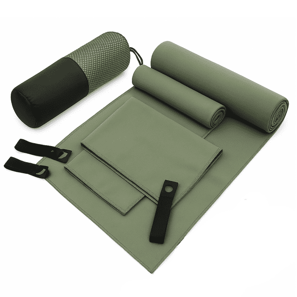 Toalla Microfibra Set De 3 Baño Viaje Natación Secado Rápido