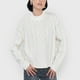 thumbnail image 3 of Sweater Mujer Cuello Moc Trenza Ecru Corona, 3 of 5