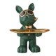 thumbnail image 2 of Figura Soporte Para Artículos Diversos Estatua De Perro Organizador De Entrada Bandeja Verde, 2 of 5