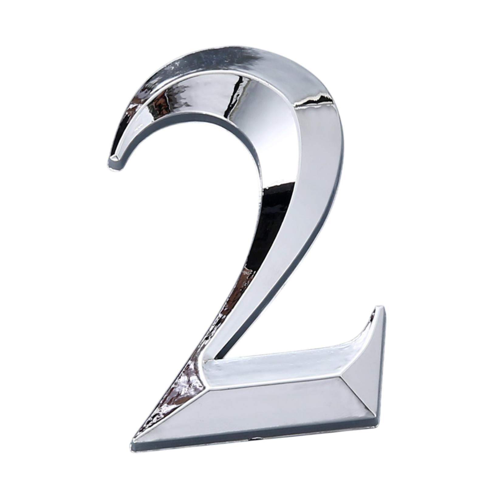 Magideal - Número De Casa 3d, Letrero De Buzón, Señalización Resistente A La Intemperie, Número De Puerta Para Hotel 2