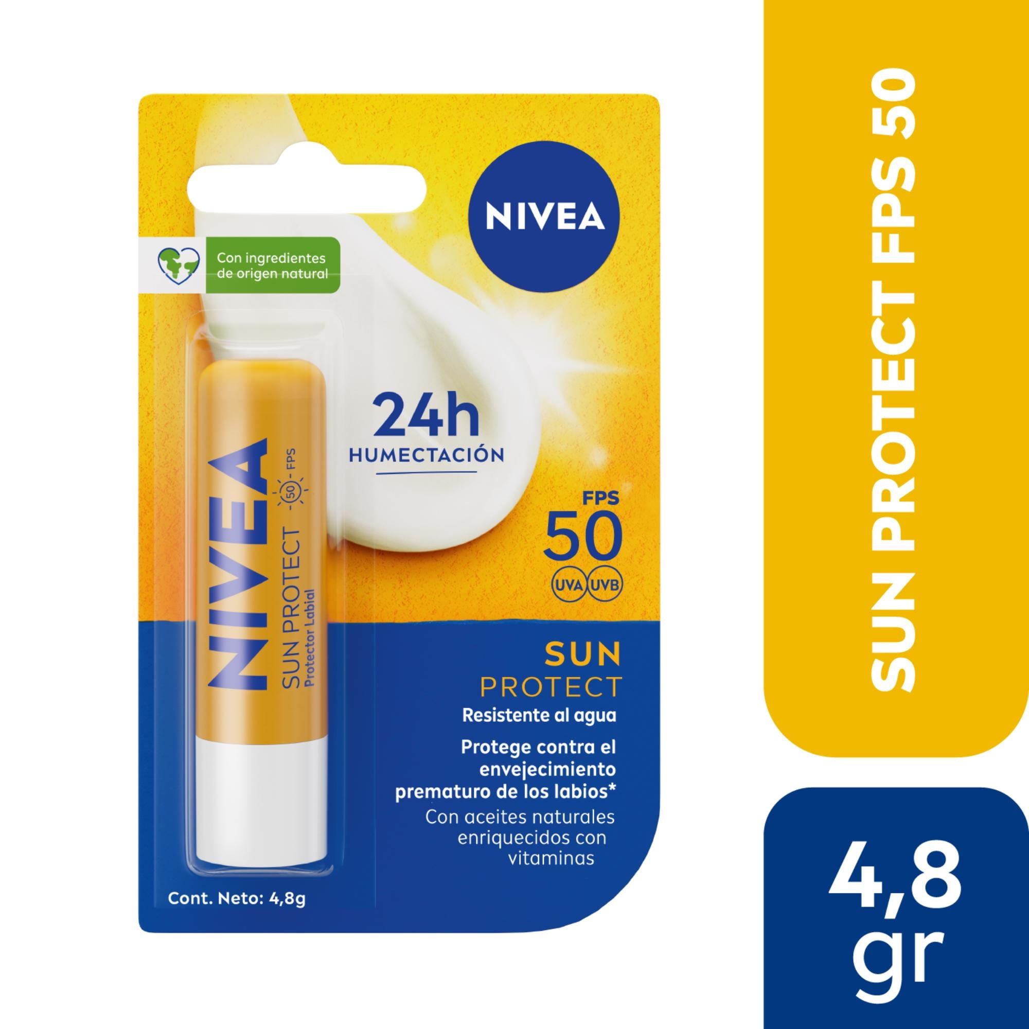 Bálsamo Protector Labial Sun Protect Fps 50 4.8 g Nivea