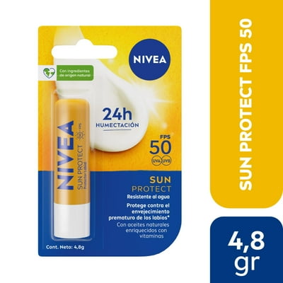 Bálsamo Protector Labial Sun Protect Fps 50 4.8 G Nivea