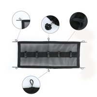 Xusx111 - Red De Gestión De Cable Bajo Escritorio Gerente De Cable De Malla Negra Flexible Para Escritorio De Pie Bajo Escritorio Red De Gestión De Cable - Negro 66 * 30 Cm