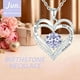 thumbnail image 2 of Collar colgante de amor de amor con piedra de nacimiento Zirconia, regalo de joyería de las mujeres para la Navidad, cumpleaños, aniversario, 2 of 5