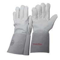 Genérico - Guante Soldador Tig Cabritilla Puño Largo T-9 - Weldfan