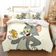 thumbnail image 1 of v1030 Bed Sheets Tom and Jerry Bedroom Anime Duvet Set Bedding King Size Luxury Cover -Piece Polyester Christmas Decorations Home 3-Piece Bedding Set (1 Duvet Cover + 2 Pillow Shams) Bed Sheets ju1030, 1 of 5