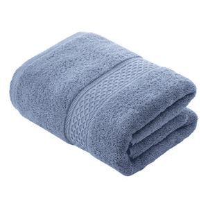 Genérico - Toalla De Baño Cuerpo 100% Algodón Azul Gruesa 480 G