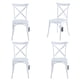 thumbnail image 1 of Pack 4 Sillas Crossback Blanca, 1 of 2
