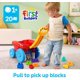 thumbnail image 2 of Juguete de construcción Mega Bloks First Builders Block Scooping Wagon, 2 of 6