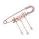 thumbnail image 1 of Broche De Metal Con Diamantes De Imitación Para Falda Escocesa, Broche De Flor De Cristal, Imperdible Grande Dorado, 1 of 5