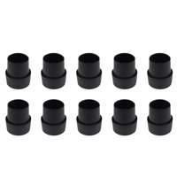 Ioensy - Almohadillas Para Patas De Trampolín Antideslizantes De Goma Negra Silenciosa, Fácil Instalación, Repuesto De 10 Piezas