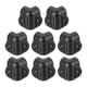 thumbnail image 1 of Uxcell 8 Paquete 1.46" x 1.46" Protectores de Esquina para Altavoces, Protector de Ángulo Recto de Plástico para Engrosar Altavoces de Gabinete Amplificador de Guitarra de Escenario, Negro, 1 of 6