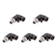 thumbnail image 2 of Conector de codo de rosca macho 5pcs Conector de empuje rápido en montaje dpl-l6-01, 2 of 3
