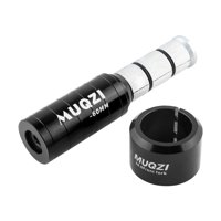 Magideal - Extensión Del Vástago De La Horquilla De La Bicicleta Adaptador Elevador Del Manillar De La Bicicleta Extensión Del Cuello Aleación De Aluminio Adapta Negro