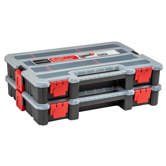 Caja de herramientas portátil Gator Clamps 2 unidades 36×28×6 cm organizador