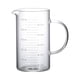 thumbnail image 2 of Vasos de vidrio con escala medidora Jarras Recipientes transparentes resistentes al calor Jarra de agua para el hogar con taza medidora con escala par , 500 mL 500ml, 2 of 5