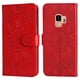 thumbnail image 3 of Funda tipo cartera FOXDOCK para Samsung Galaxy S9 , diseño girasol en relieve, cuero PU, cierre magnético, soporte y tarjetero, 3 of 5