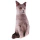 thumbnail image 5 of Cojín Suave Abrazadera Cama Sofá Reposacabezas Ni?os Juguete Gato Relleno Gris, 5 of 5