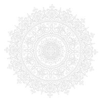 Magideal - Plantilla De Mandala, Página Para Colorear De Mandala, Manualidades, Decoración Del Hogar, Plantilla De Pintura, Patrón Floral, Plantilla Para Madera,