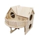 thumbnail image 5 of Casa para hámster, cabaña oculta, decoración de hábitat divertida, accesorios para jaula escondida, casa para jerbos para ratones, mascotas pequeñas, 19cmx15.5cmx15.5cm, 5 of 5