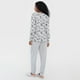 thumbnail image 2 of Pijama Mujer Aplicación Gris Corona, 2 of 5