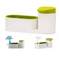 Genérico - Dispensador Jabón Líquido Y Porta Esponja