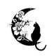 thumbnail image 3 of Arte De Pared De Metal De Gato Modern Decorative Iron Art Art Para Entryway Home Cafe Style A, 3 of 5
