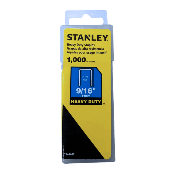 Grapas Stanley T50 9/16 (14mm) Caja 1000 Unidades TRA709T