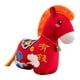 thumbnail image 2 of Caballo De Peluche De A?o Nuevo Chino Para Ni?os Y Ni?as Juguete Con Bendición Del Zodiaco Color Naranja Y Rojo 12 Cm, 2 of 5