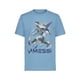 thumbnail image 3 of Remera Messi para niños, corte slim fit, manga corta, estampado gráfico, azul aire, 3 of 4