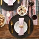 thumbnail image 4 of Juego de manteles individuales DII Classic Woven Tabletop Collection, negro, 6 piezas, 4 of 8