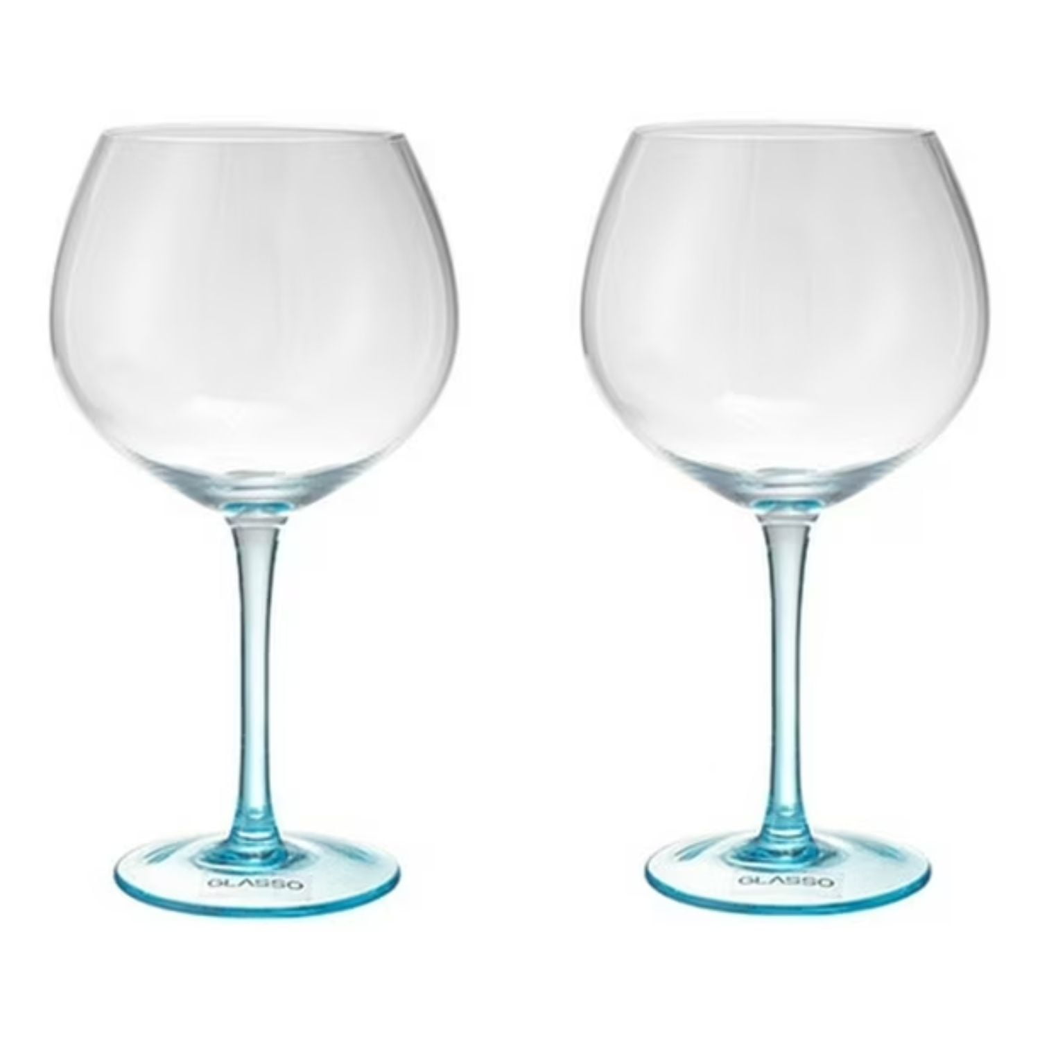Set 2 Copas Aperitivo Cristal Celeste 640ml Cocktail Glasso