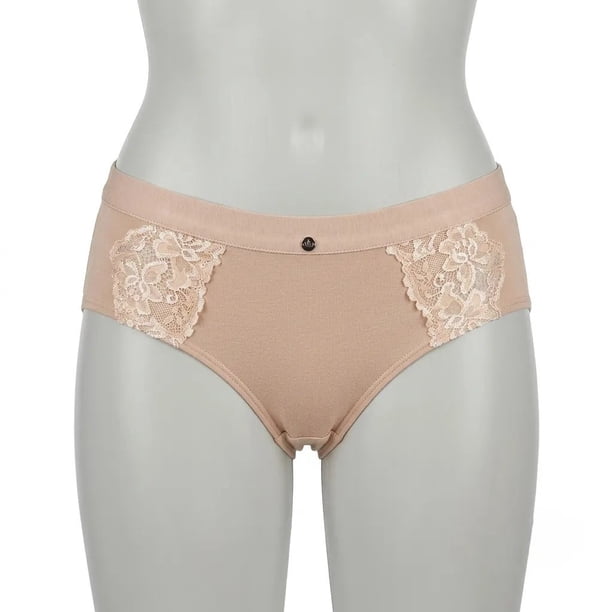 Pantaleta Mujer Lady Genny C-325 Algodón Spandex Melange Encaje