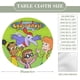 thumbnail image 2 of Cyberchase-theme Fitted Round Tablecloths Elastic Edged Table Covers Waterproof Table Cloth for Kitchen Holiday Party Tables Decor 120cm, 2 of 6