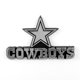 thumbnail image 1 of Emblema FANMATS Dallas Cowboys, plástico cromado moldeado, 1 of 1