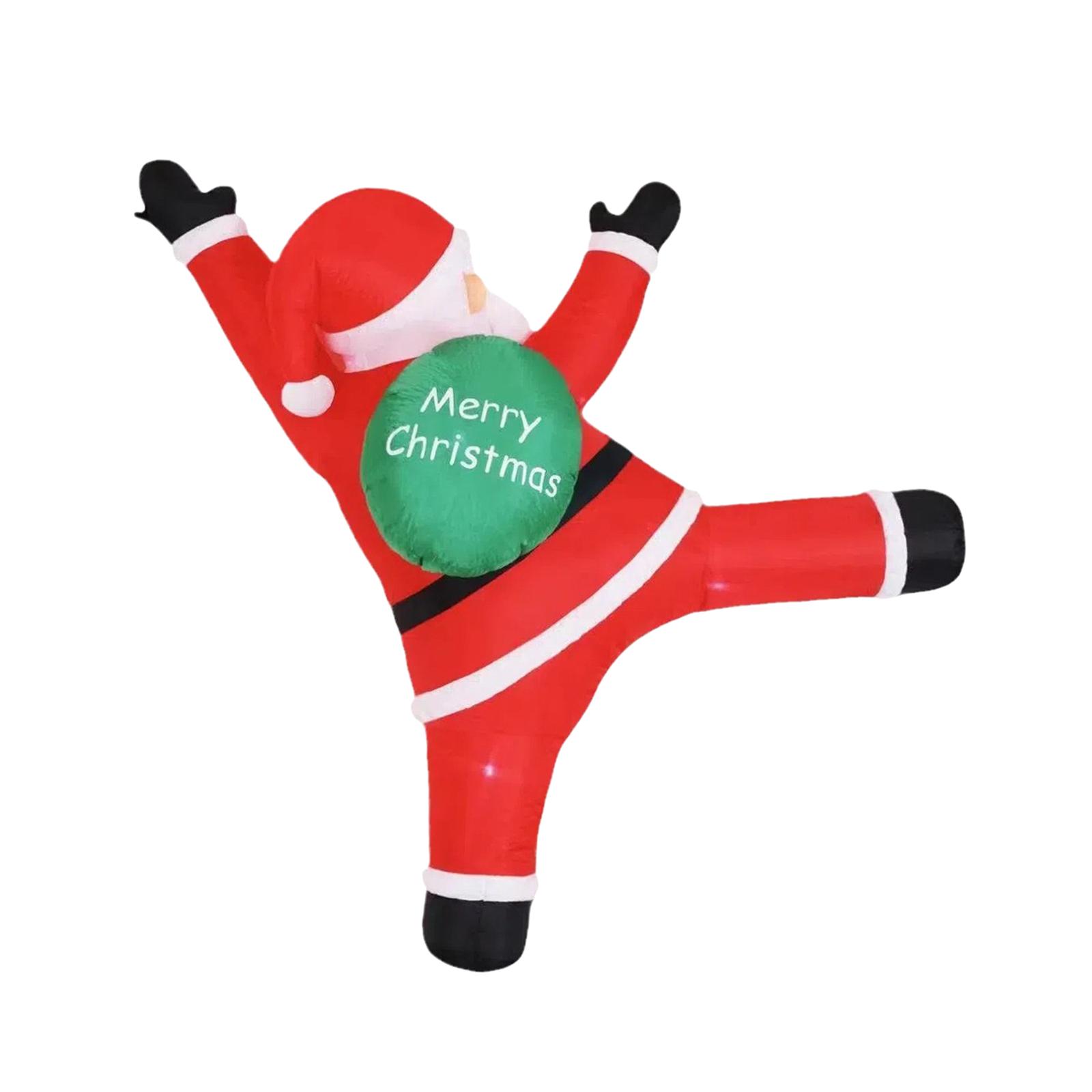 Bothyi - Inflable Navideño Colgante De Papá Noel, Decoración Navideña, Accesorios Para Fotos En El Balcón