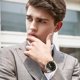 thumbnail image 2 of Vestido Watch OLEVS para hombre con día y fecha de acero inoxidable, 2 of 9